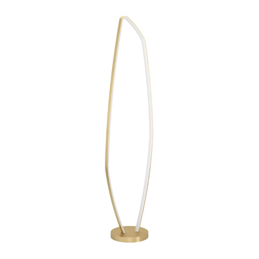Gouden led staande lamp Vallerosa Gouden led staande lamp Vallerosa