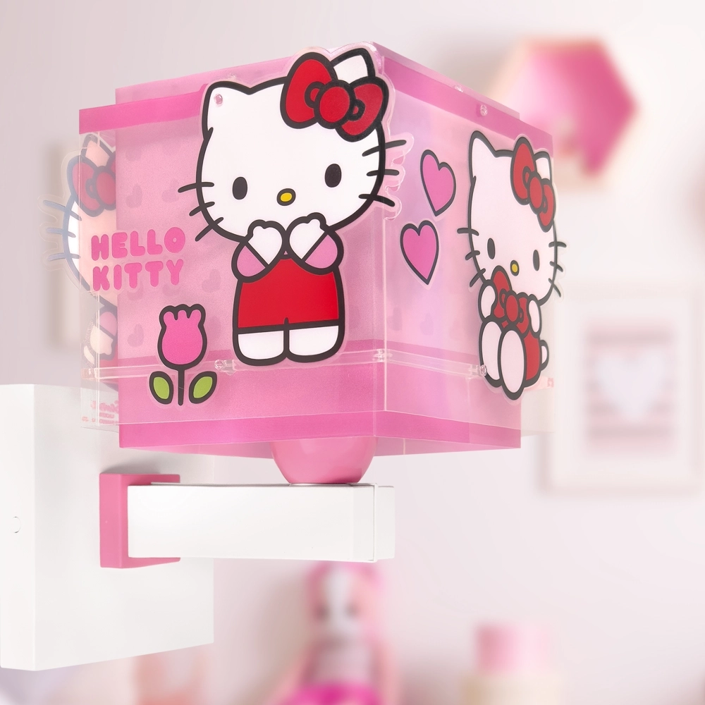 Wandlamp Hello Kitty roze Dalber 8420406732695