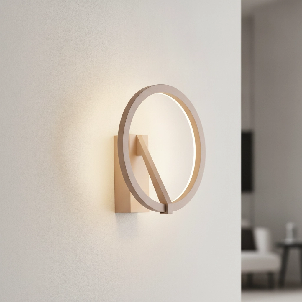 Design wandlamp Tilia mokka bruin