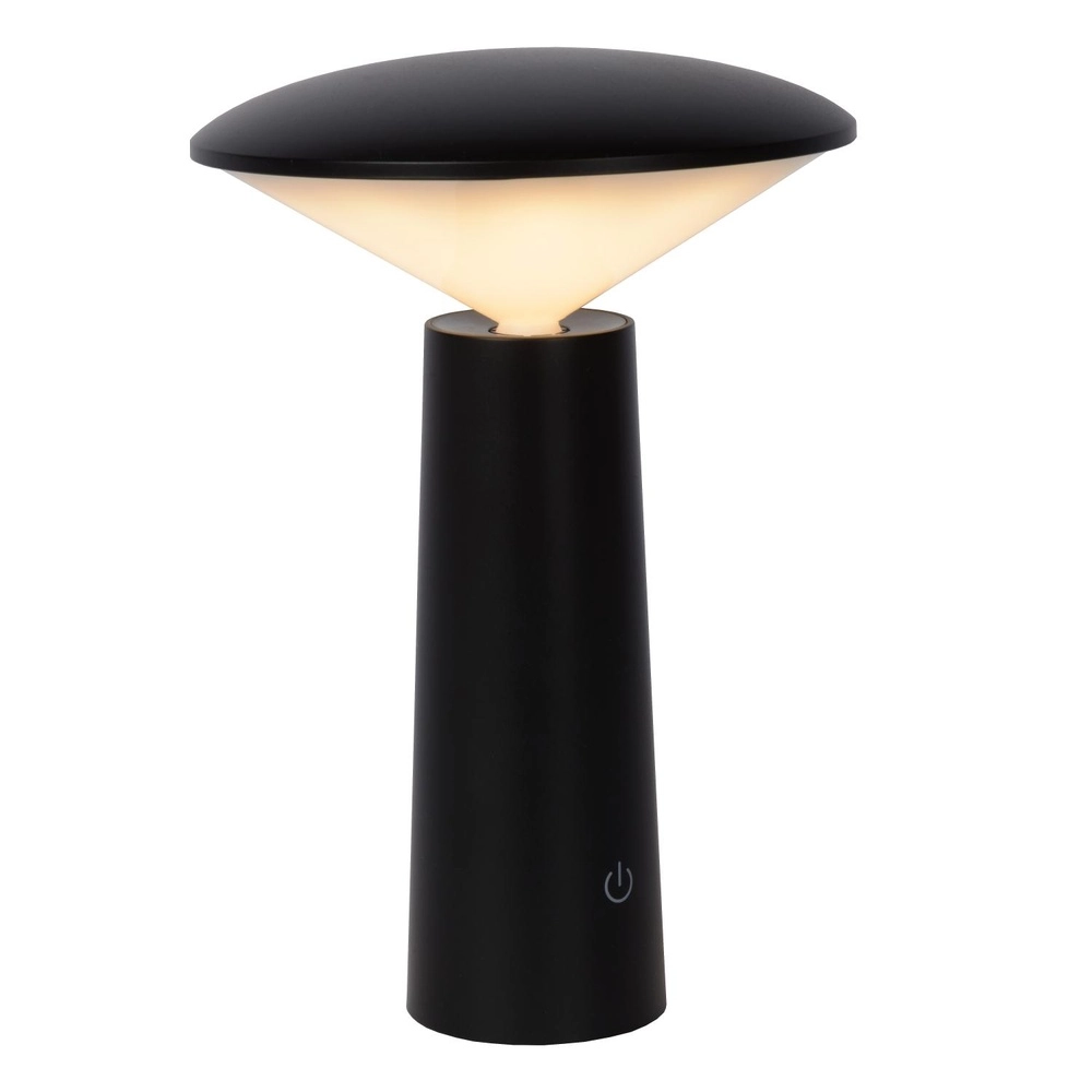 Oplaadbare tafellamp Jive IP44 zwart lichtkleur instelbaar Lucide 5411212021960