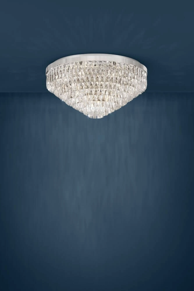 Plafond kroonluchter Valparaiso 1 chroom Ø 78cm Stars of Light 9002759394929