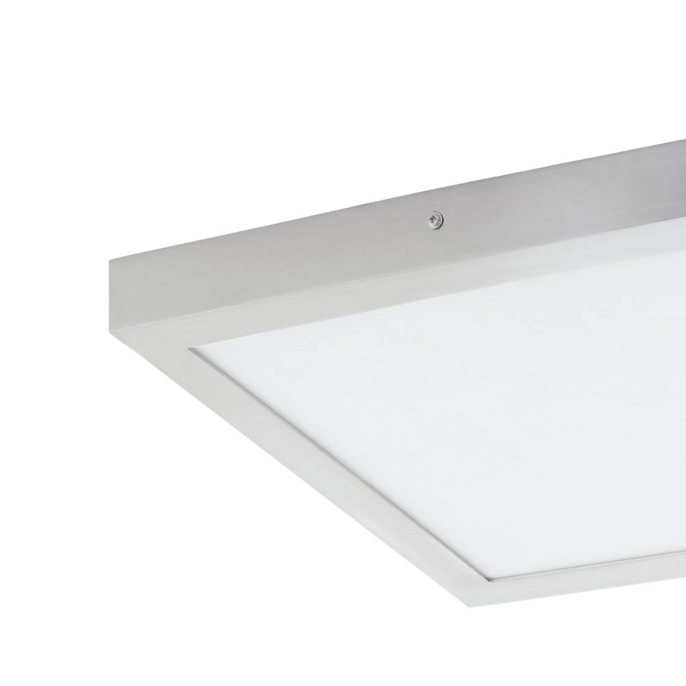 Plafondlamp vierkant Fueva 1 40cm - 3000K grijs Eglo 9002759972653