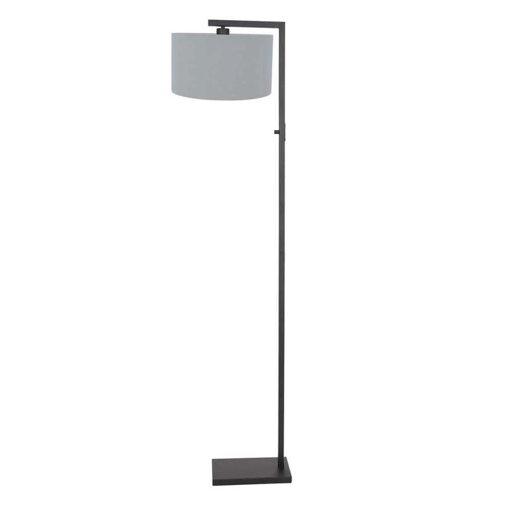 Vloerlamp Stang zwart met kap lichtblauw Steinhauer 8712746175400