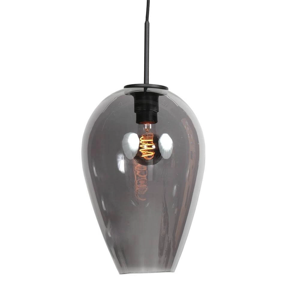 Hanglamp HaloSwap met 1 smoke glas Ø 22,5cm Steinhauer 8712746179705