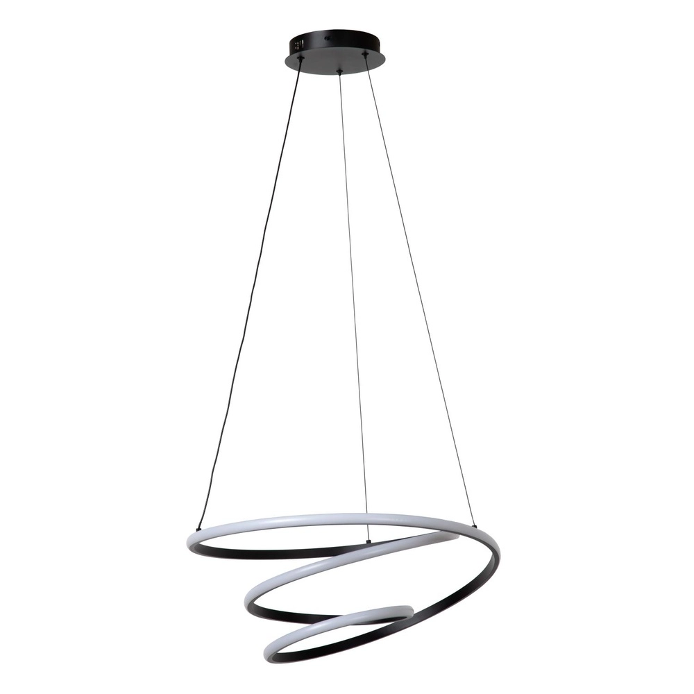 Moderne hanglamp Espiral zwart 40W