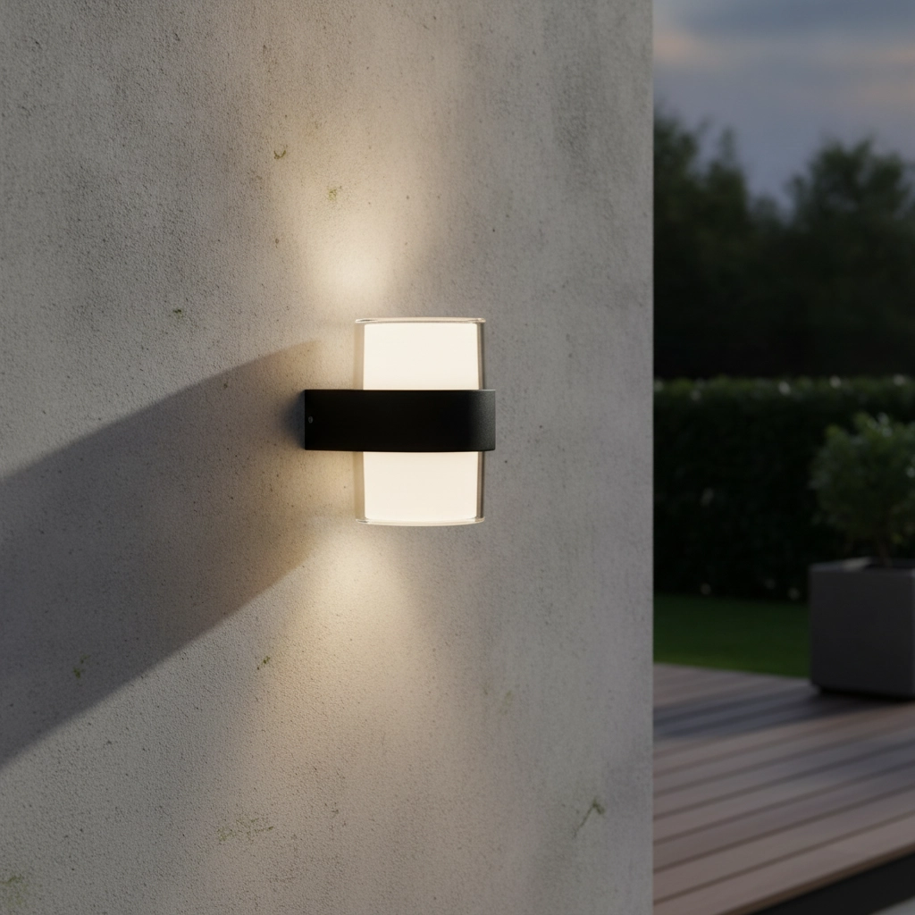 Design wandlamp Darf dubbel zwart