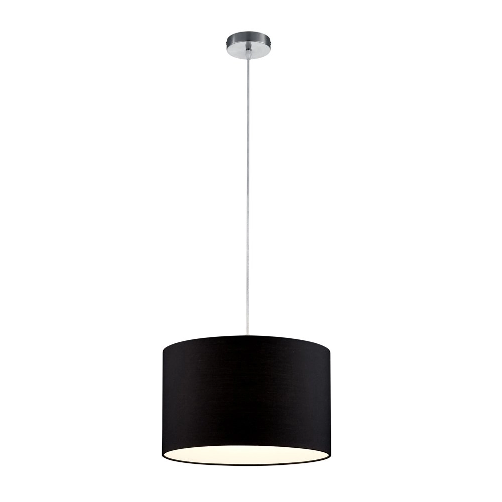 Design hanglamp Series 4611 met zwarte lampenkap Trio 4017807288308