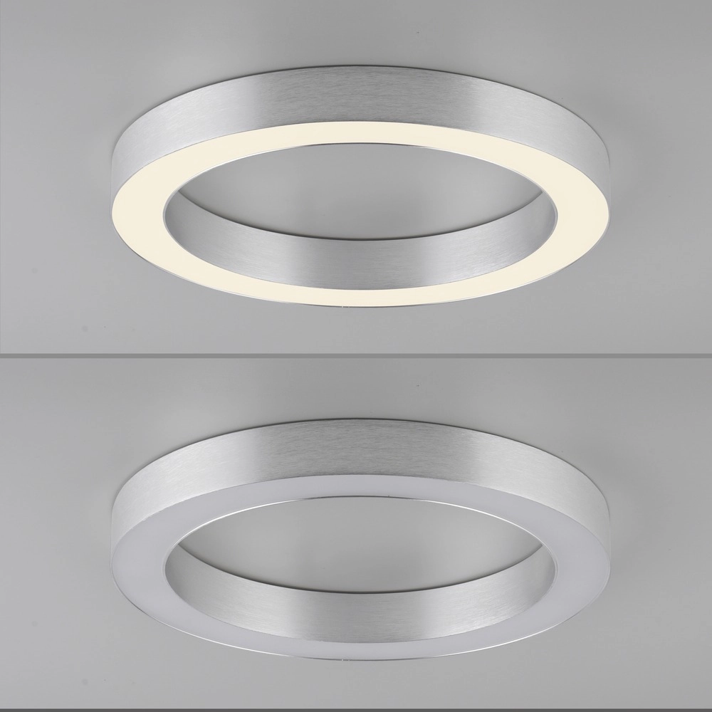 Strakke led plafondlamp Pure Lines Round Ø 35cm - diamond Paul Neuhaus 4012248395233