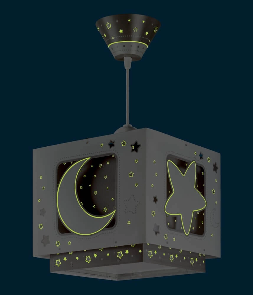 Kinderkamer hanglamp Moonlight grijs Dalber 8420406801476