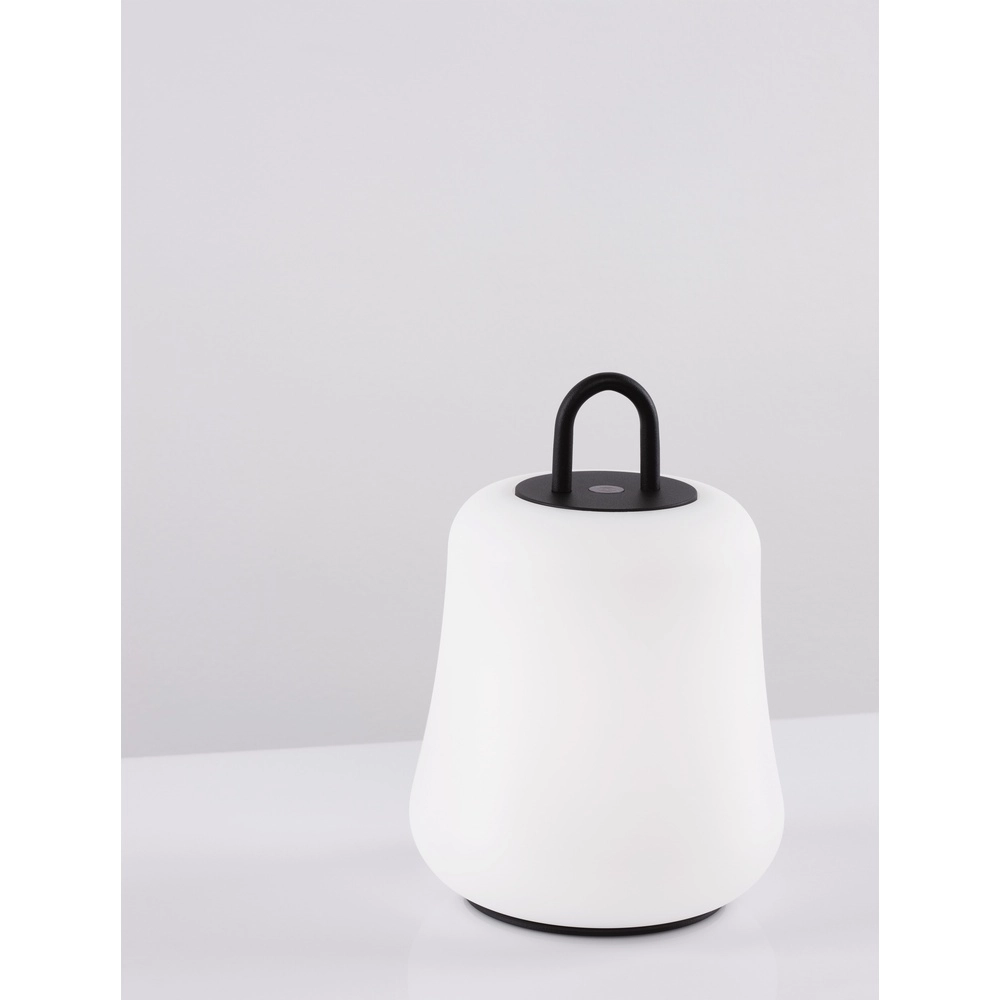 Tafellamp Jigra oplaadbaar antraciet met wit Lyora 5212017434883