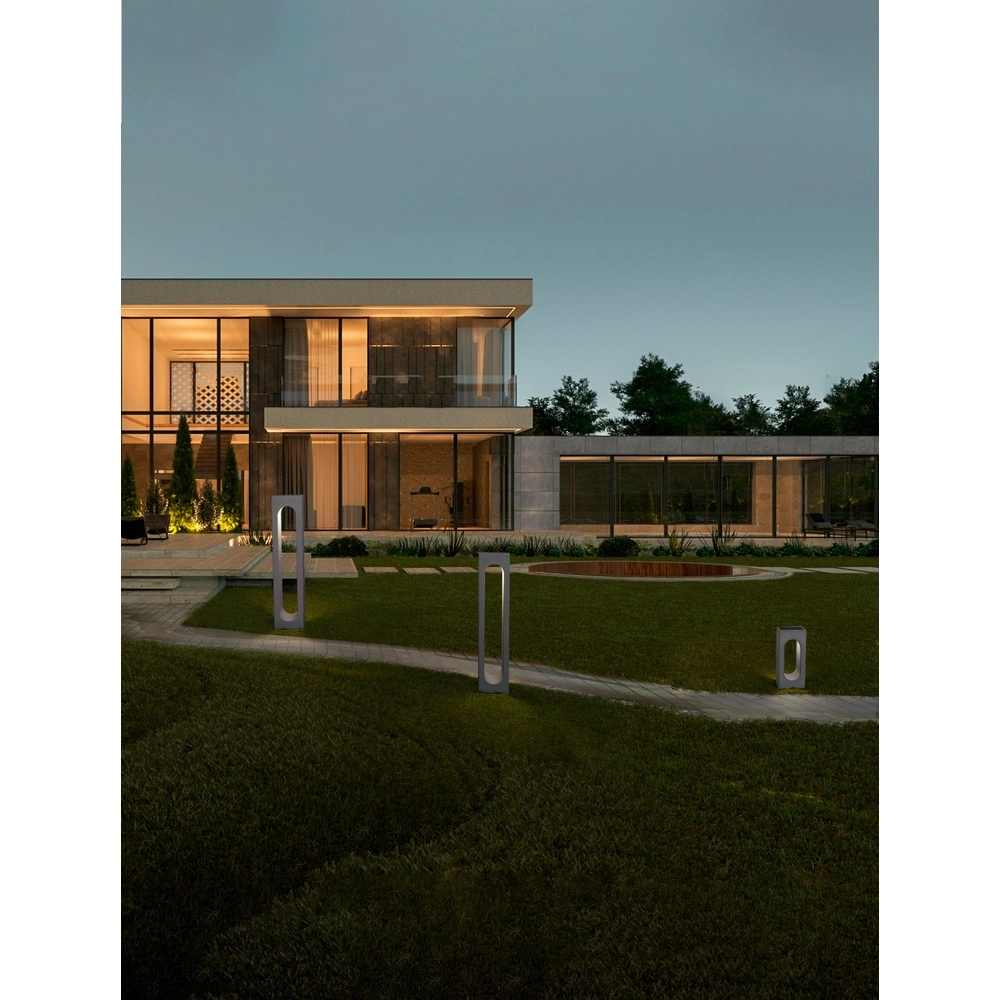 Vierkante tuinlamp Stage 70cm Lyora 5212017454492