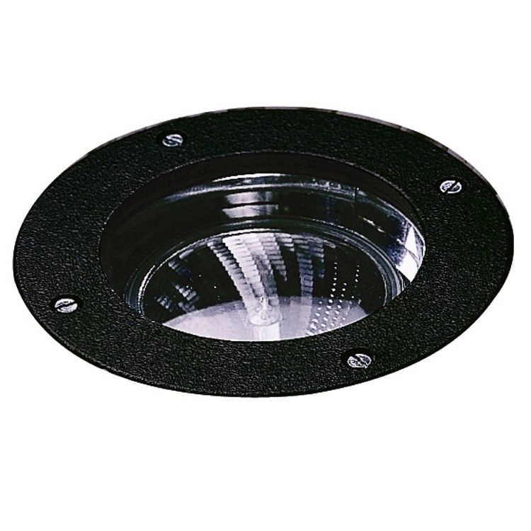 Zwarte grondspot Eliminate 17cm