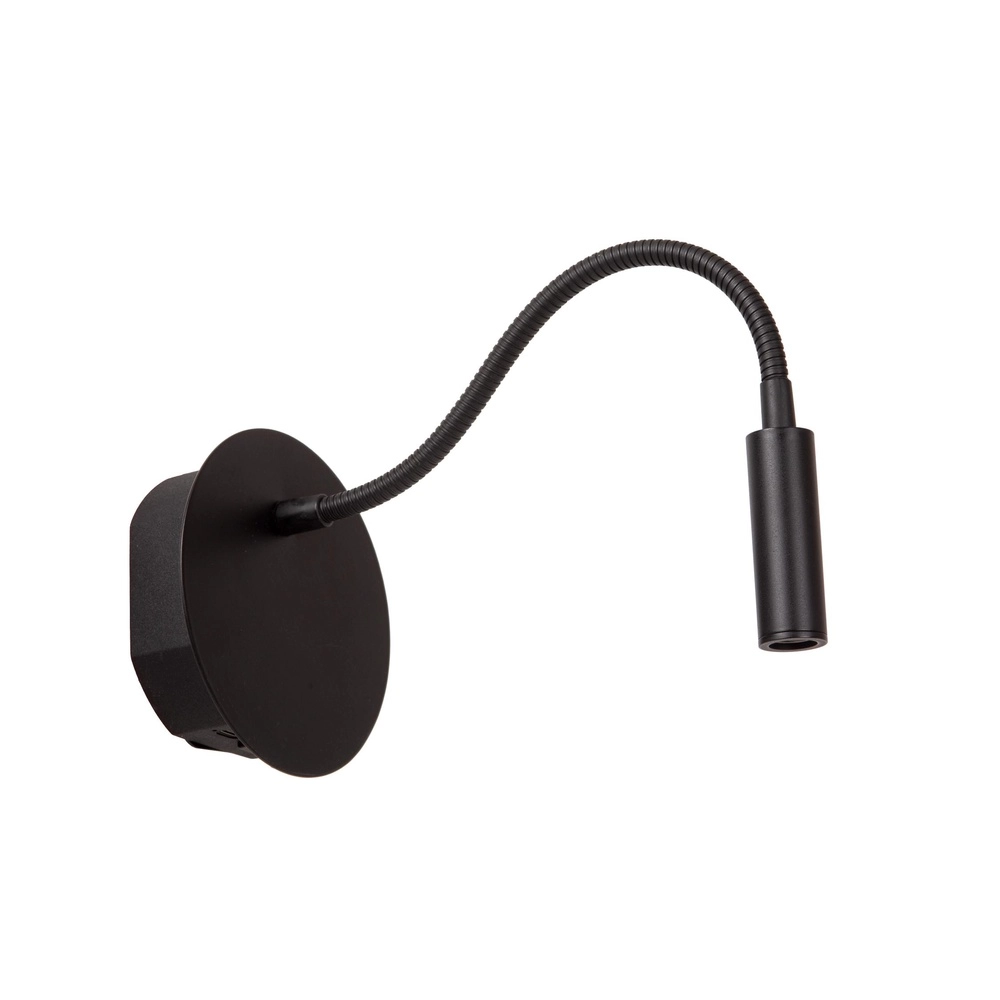 Oplaadbare wandlamp Jolijn bedlampje zwart