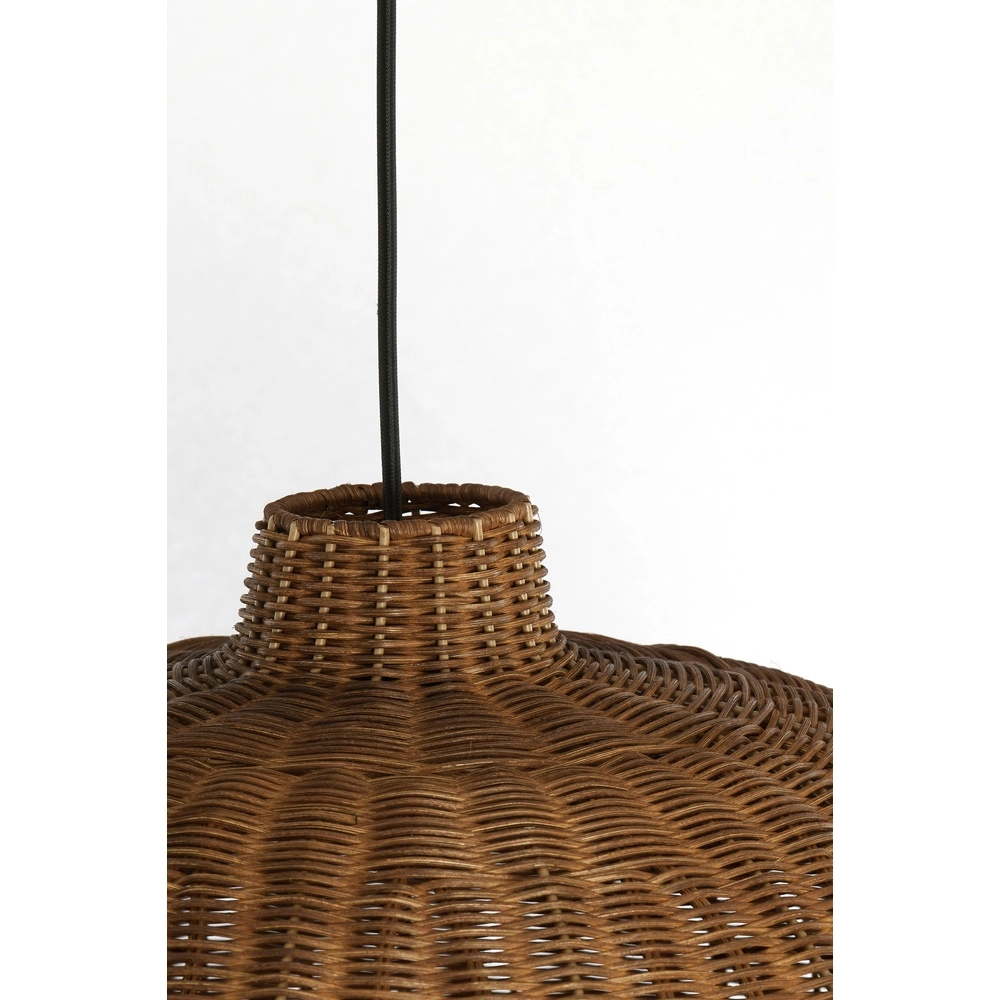 Rotan hanglamp Melzor Ø 55cm - donker bruin Light & Living 8717807820572