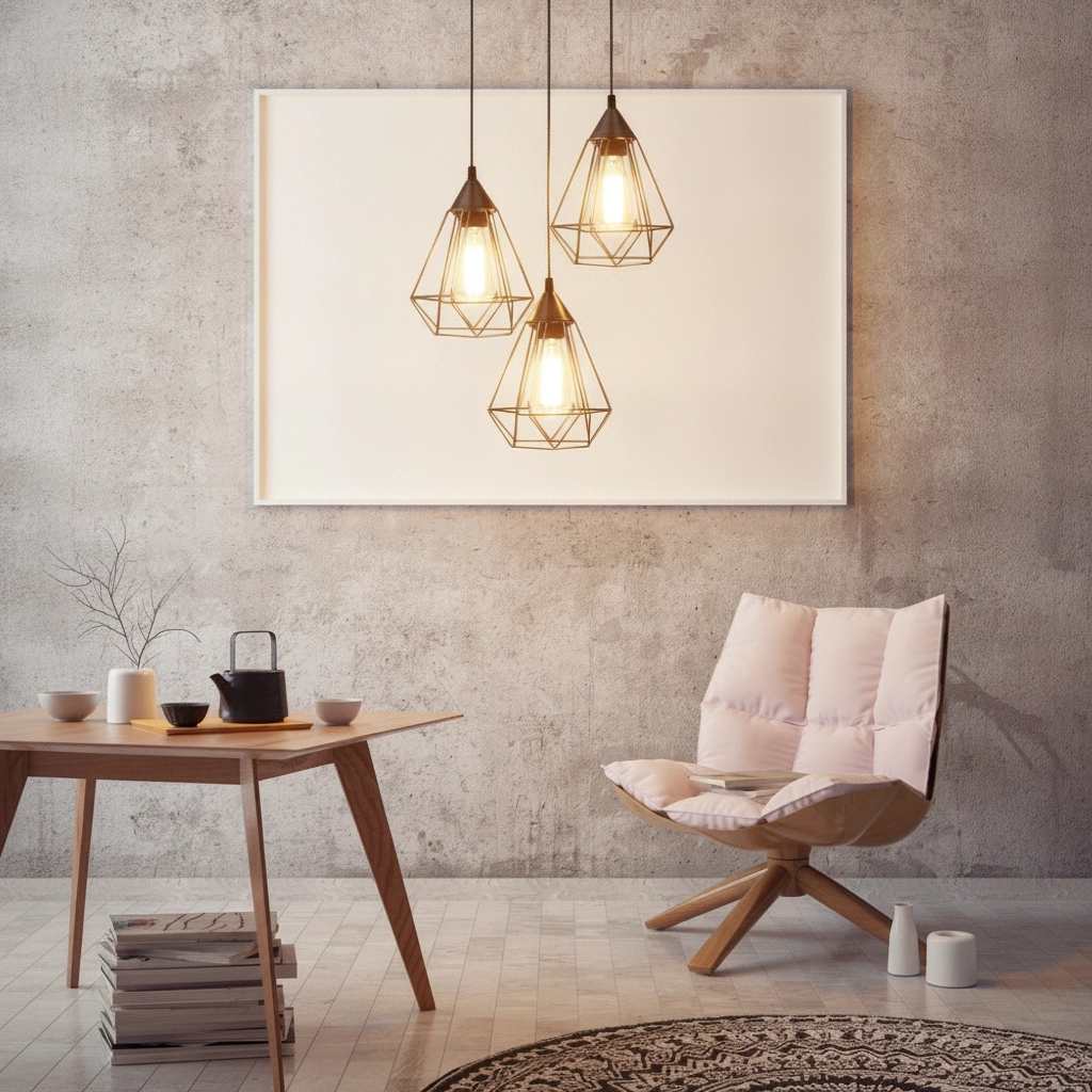 Hanglamp Paolo 3-lichts zwart