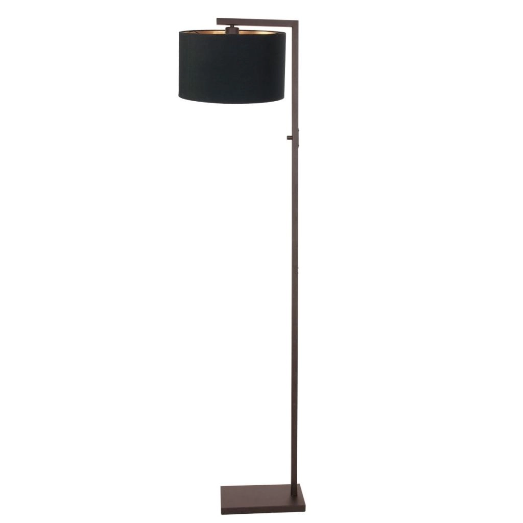 Vloerlamp Stang met zwarte kap