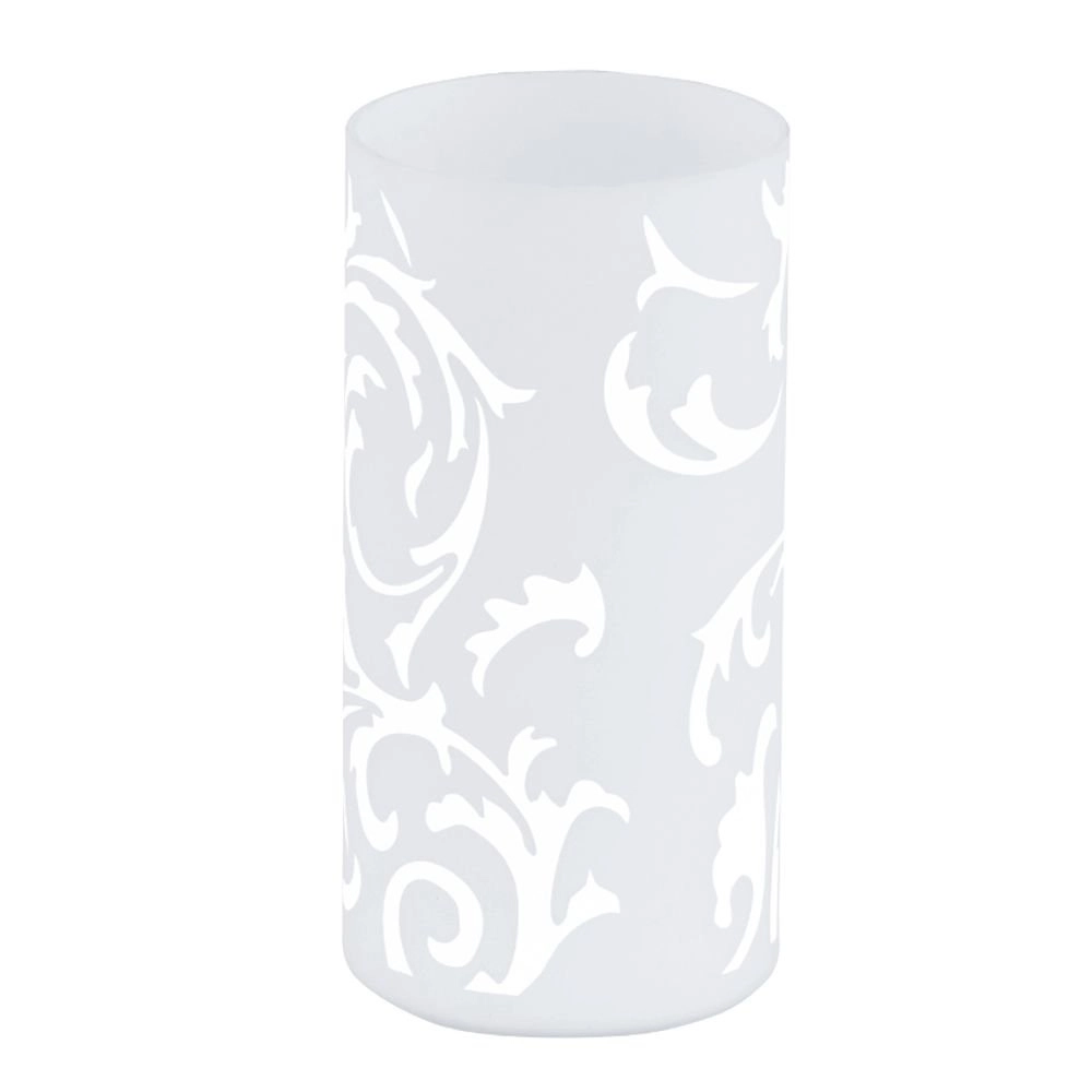 Tafellamp Geo 20cm structuur wit