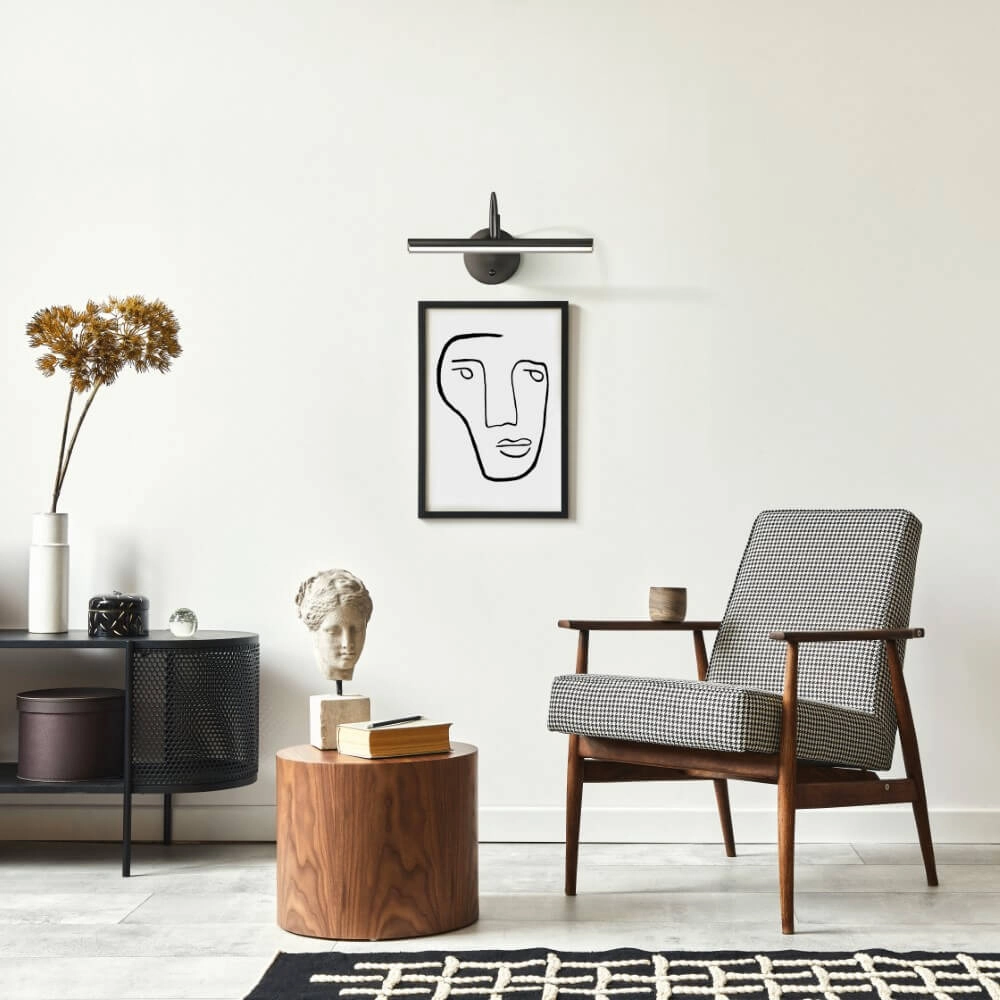 Zwarte schilderijlamp Nami Fischer & Honsel 4003694304269