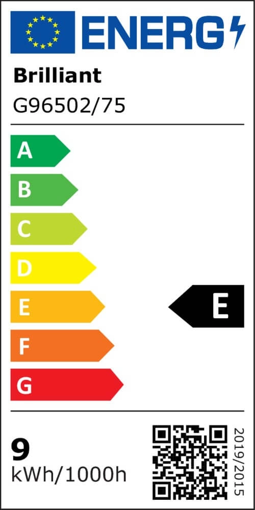 Zwarte gevellamp Sten met huisnummer Brilliant 4004353412820