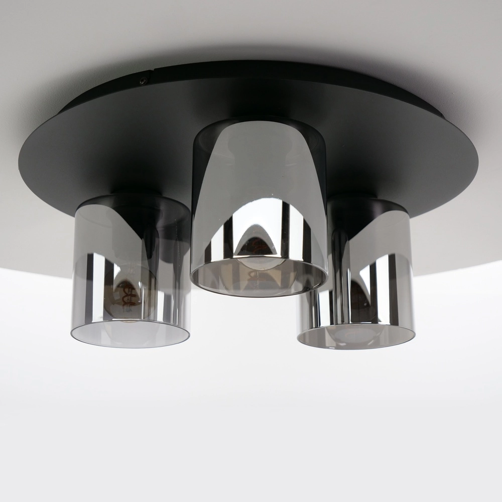 Plafondlamp Gorosiba 1 Ø 45cm - met smoke glas Eglo 9002759996314