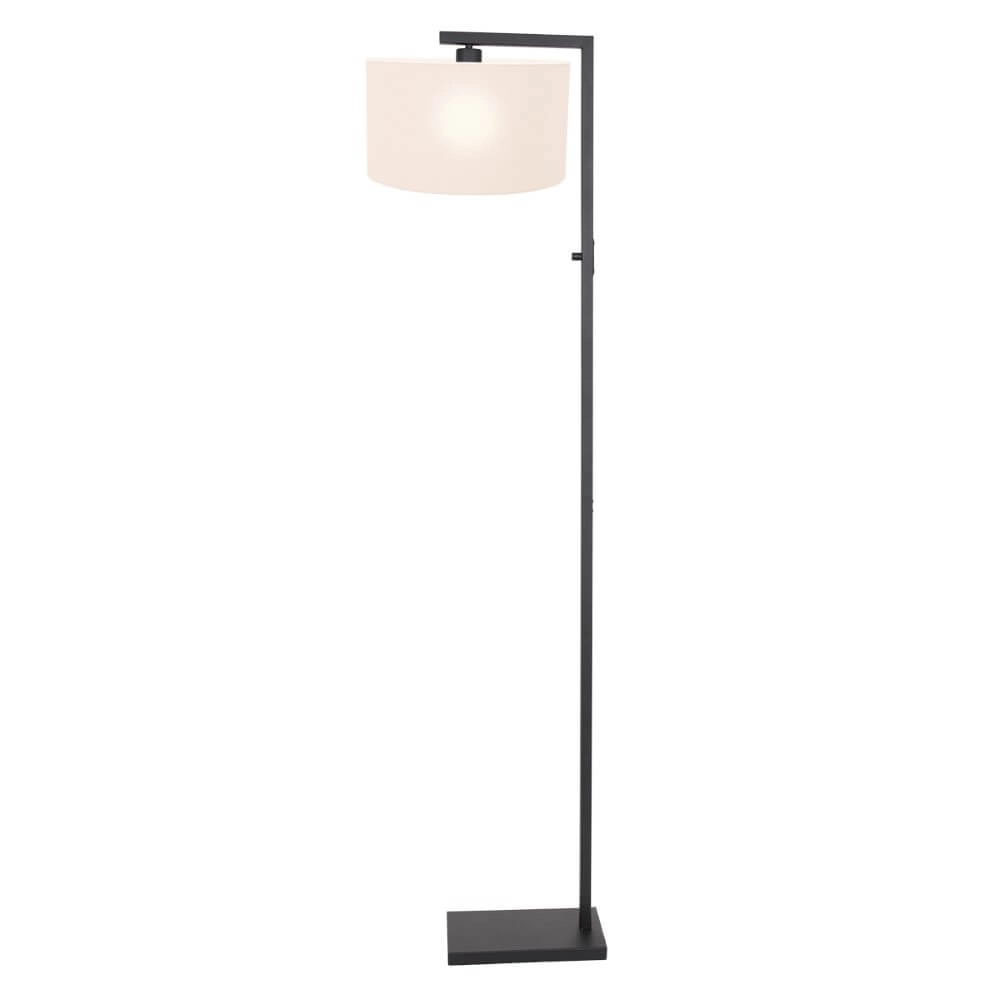 Strakke vloerlamp Stanger met witte kp Steinhauer 8712746151725