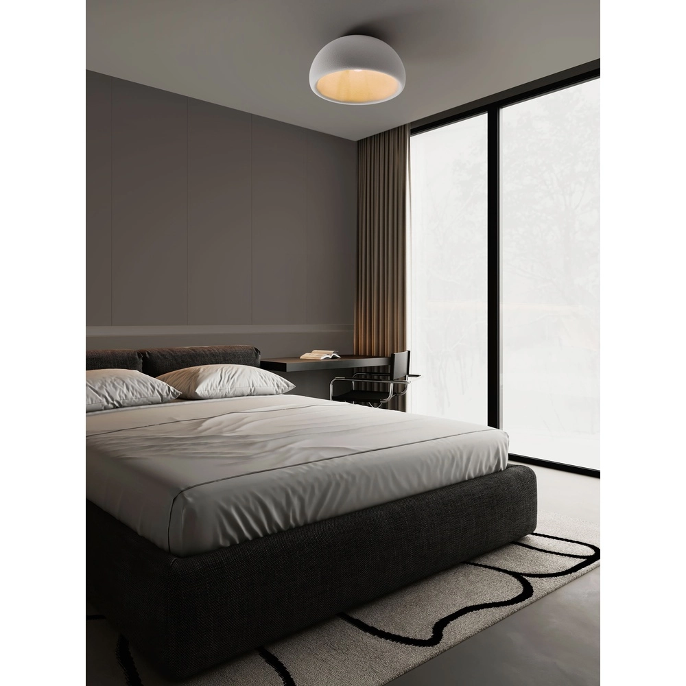 Moderne plafondlamp Davo grijs Ø 50cm