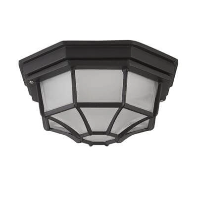 Klassieke plafondlamp Outdoor zwart Searchlight 5013874294036