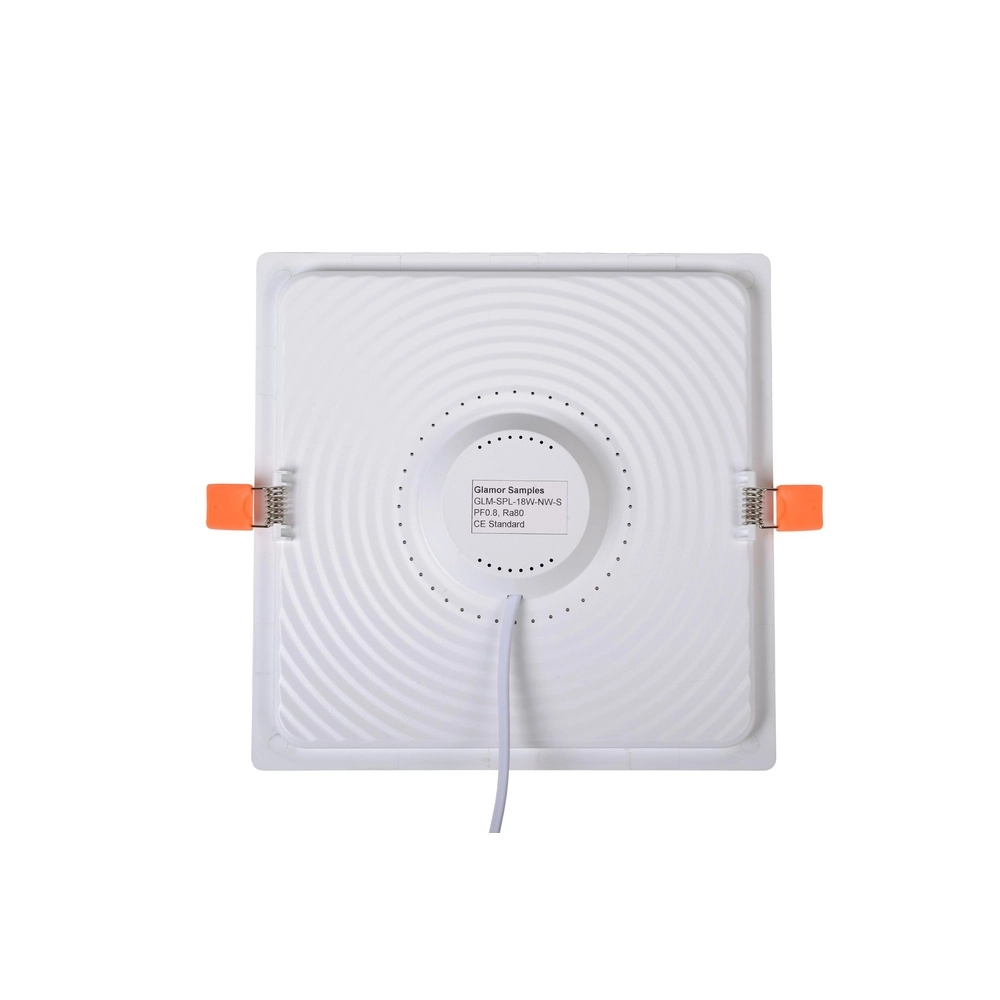 Witte plafonniere Tendo-Led vierkant Lucide 5411212071774