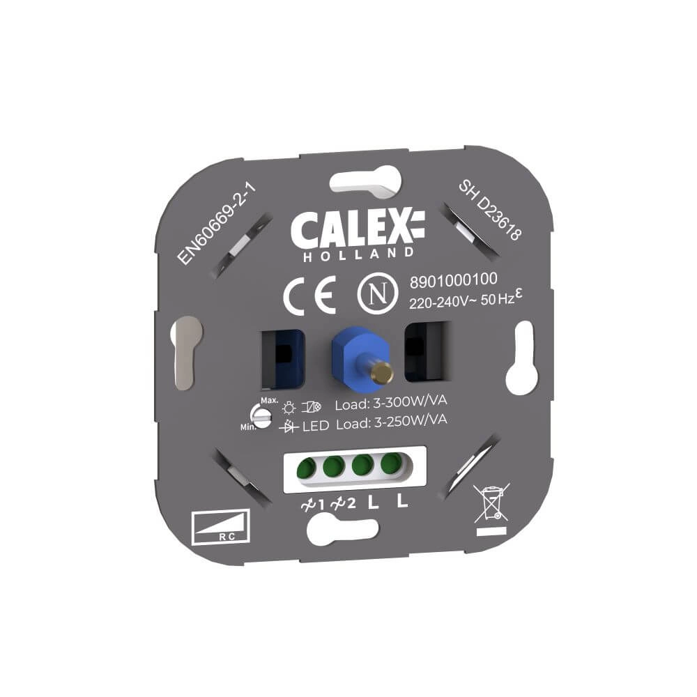 Inbouw Wanddimmer voor Led max 250W Circle 8712879158073