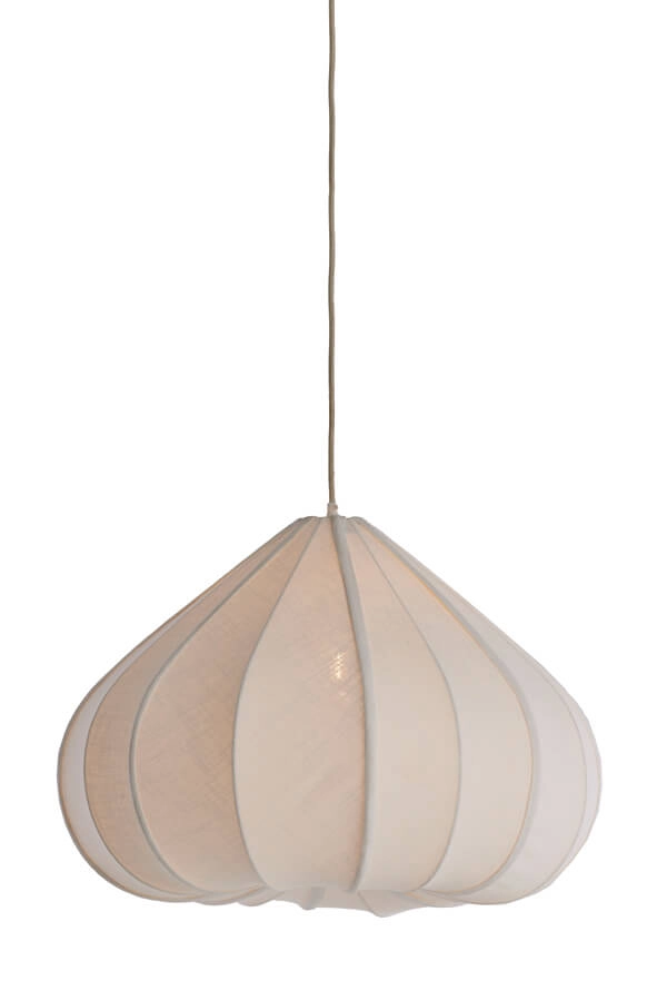 Witte hanglamp Zubeda Ø 58,5cm Witte hanglamp Zubeda Ø 58,5cm