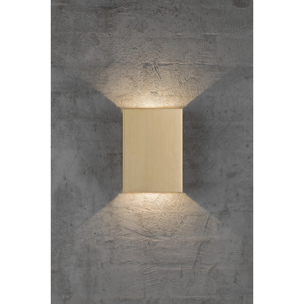 Wandlamp messing Fold breed design Nordlux 5704924000614