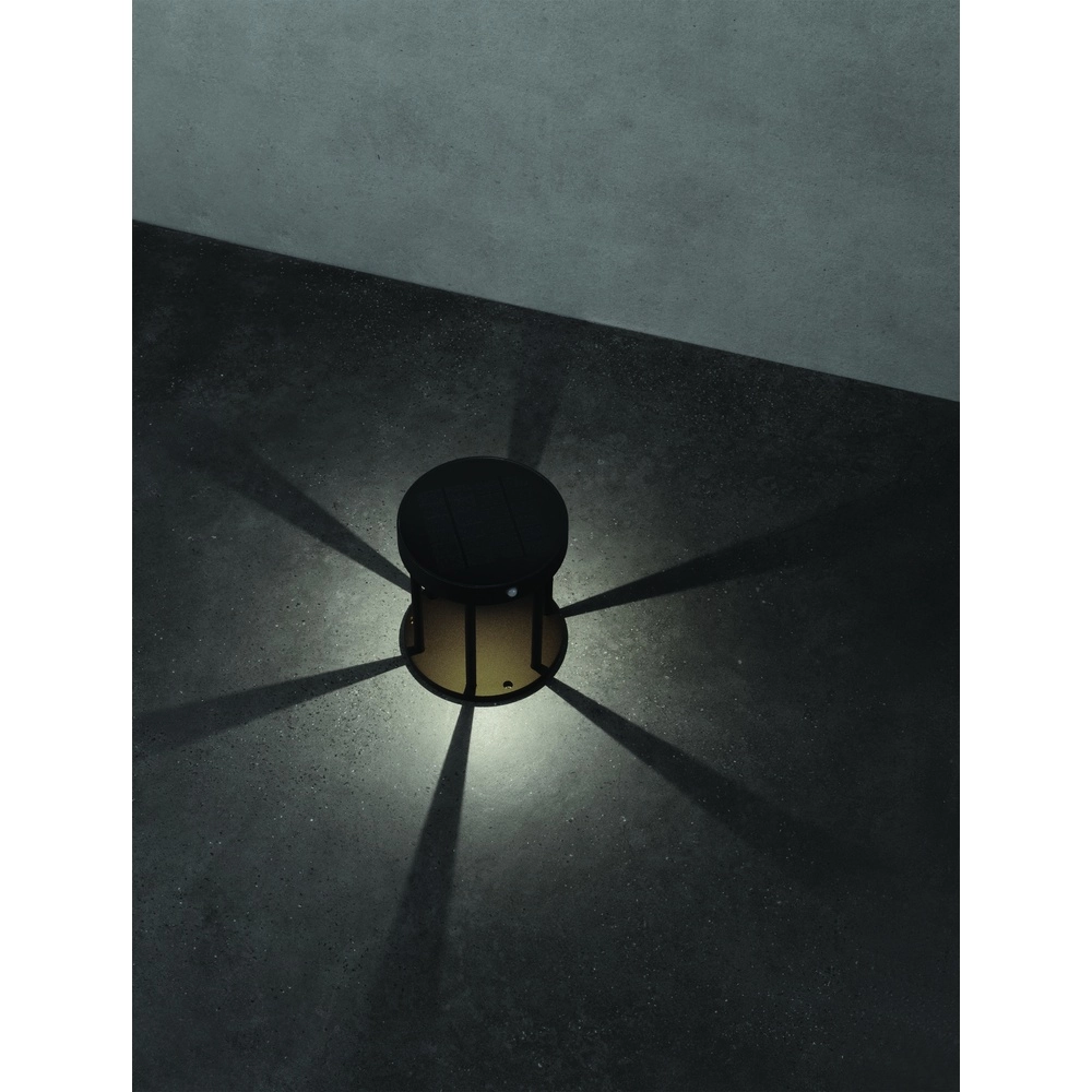Solar tuinlamp Aigo antraciet 18cm Lyora 5212017449429