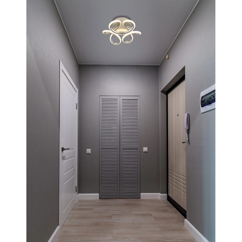 Zilvergrijze plafondamp Melisand modern Globo 9007371515349