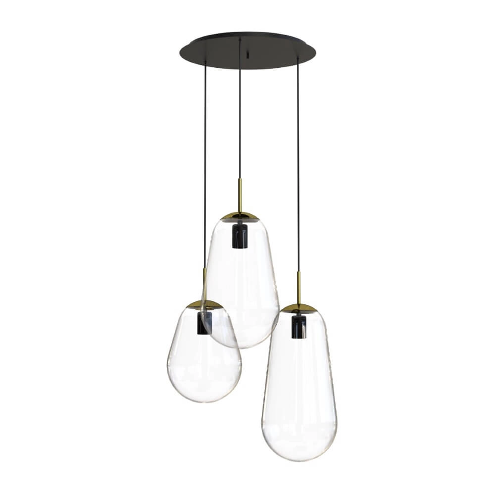 Glazen vide hanglamp Pear Lyora 5903139779494
