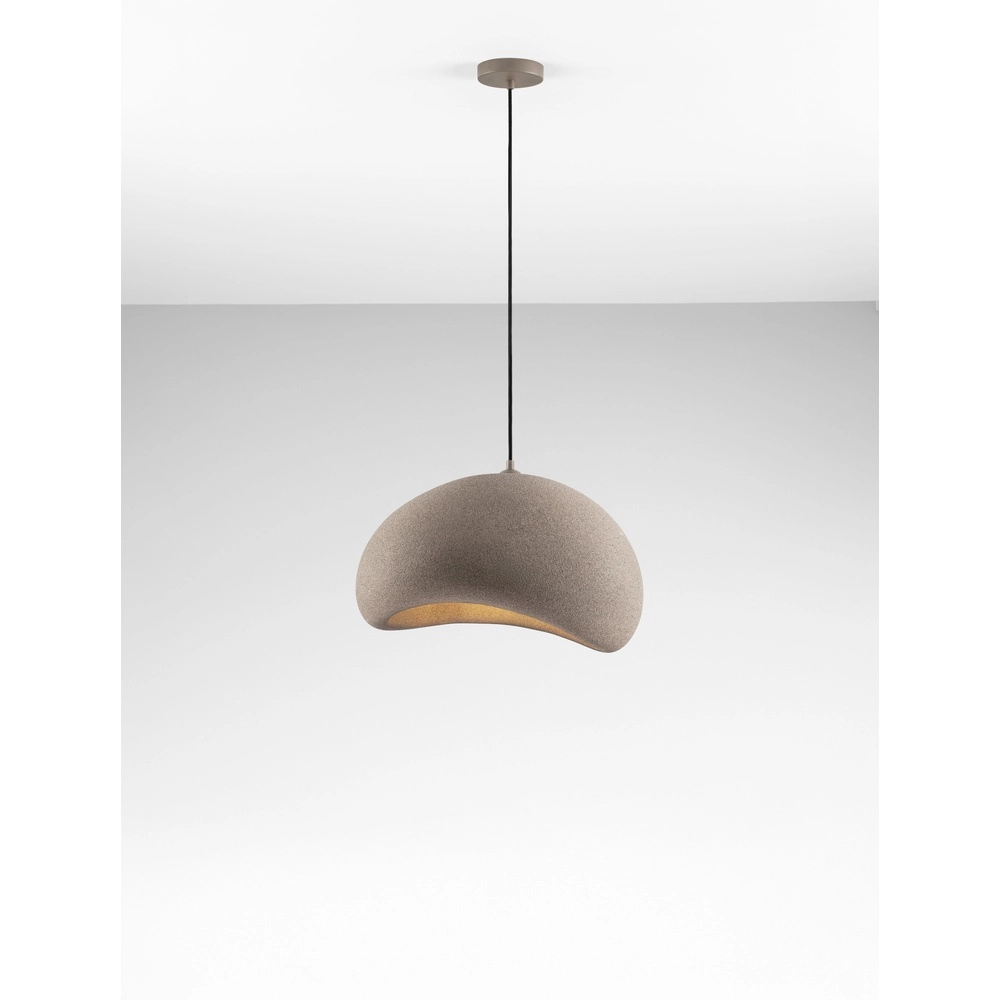 Natuurlijke hanglamp Aere bruin 50cm