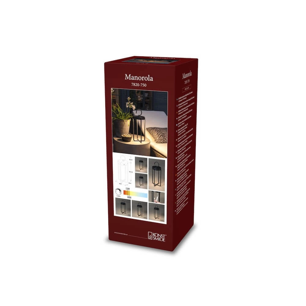 Oplaadbare buitenlamp Manorola KonstSmide 7318307820751