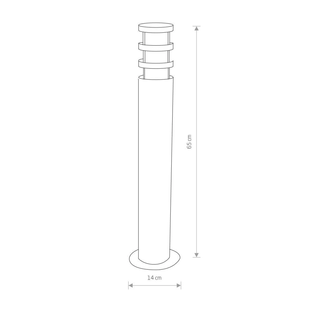 Design padverlichting Norin antraciet Lyora 5903139444699