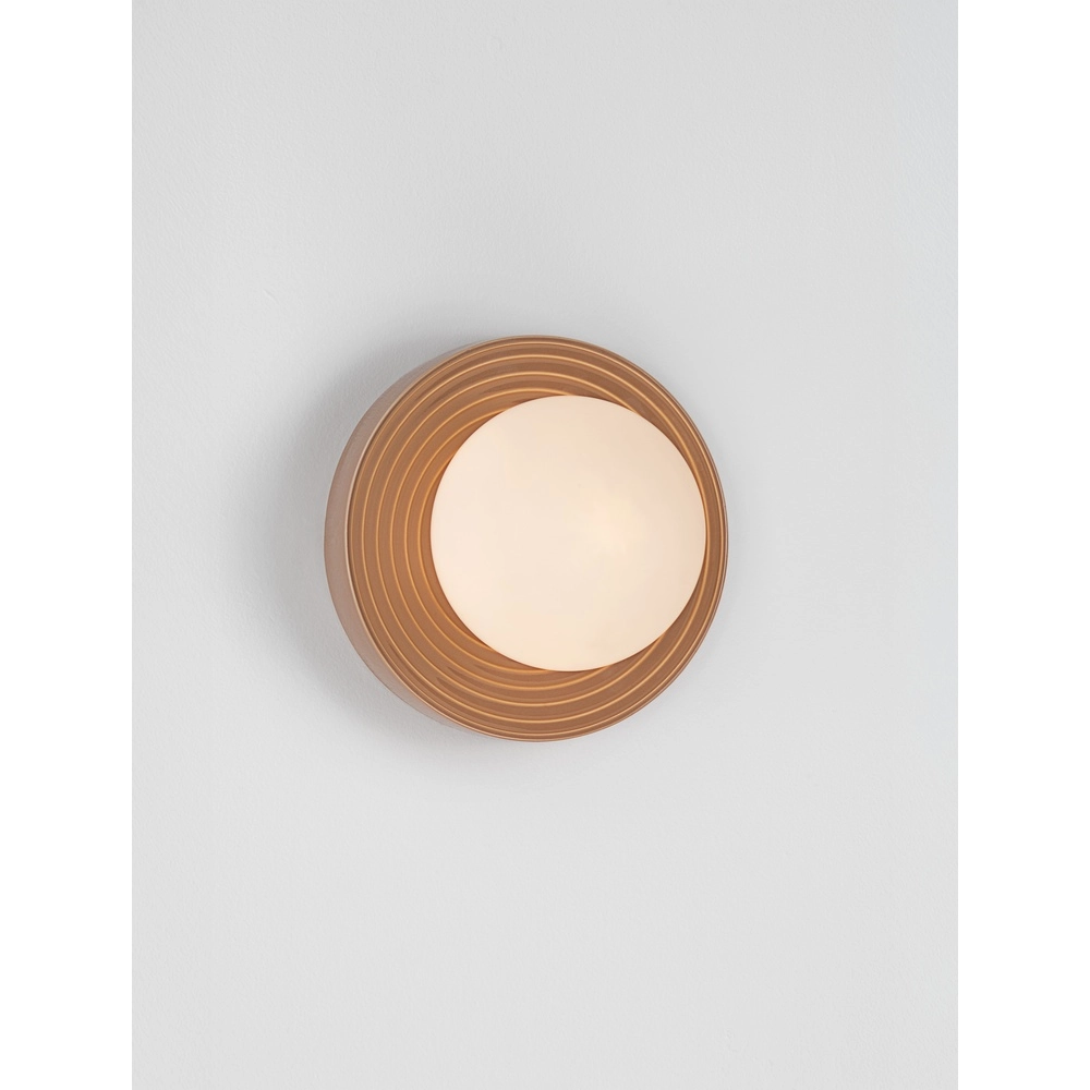 Wandlamp Orbique karamel Ø 22cm Lyora 5212017483898
