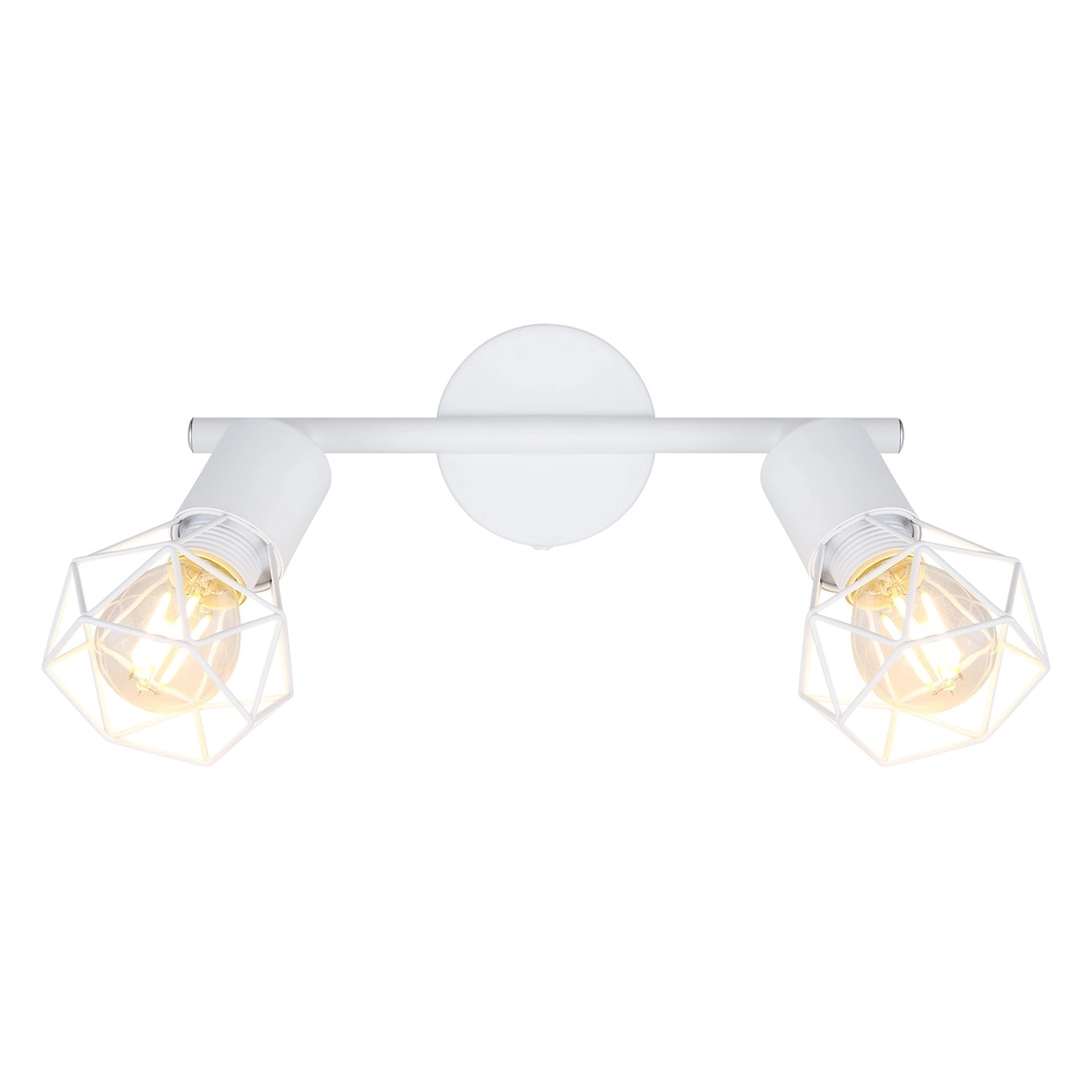 Plafondlamp Xara I 2-lichts wit Globo 9007371412983