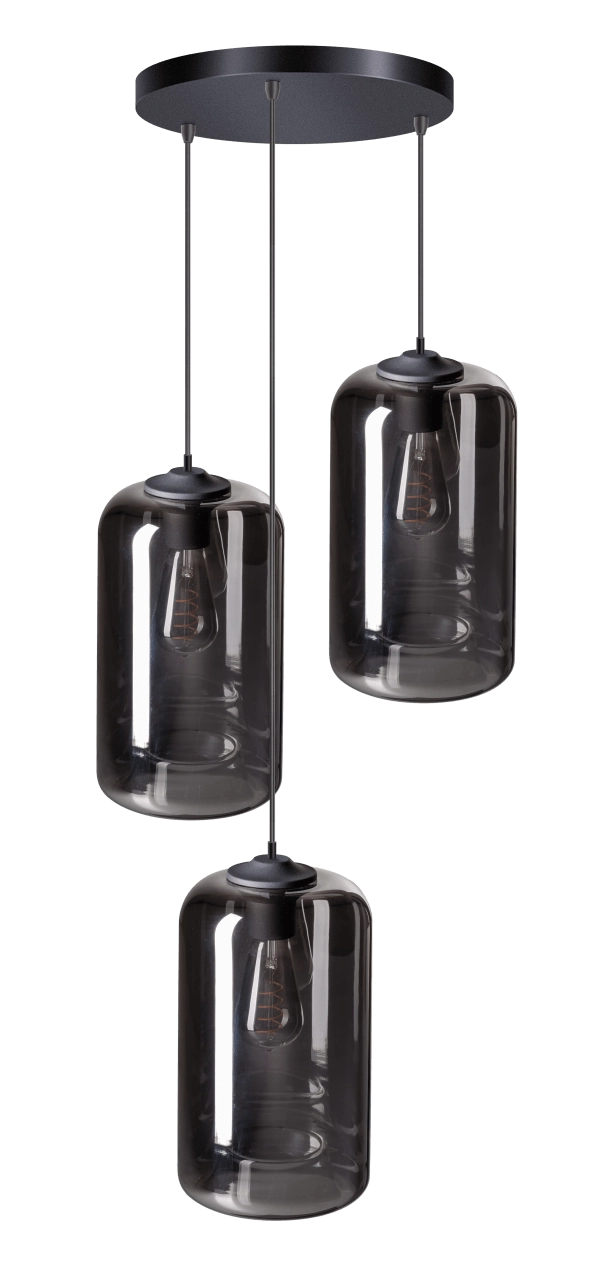 3-lichts hanglamp The John