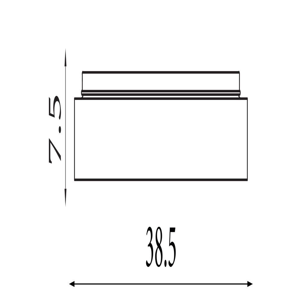 Plafonniere Polka zwart Searchlight 5053423304359