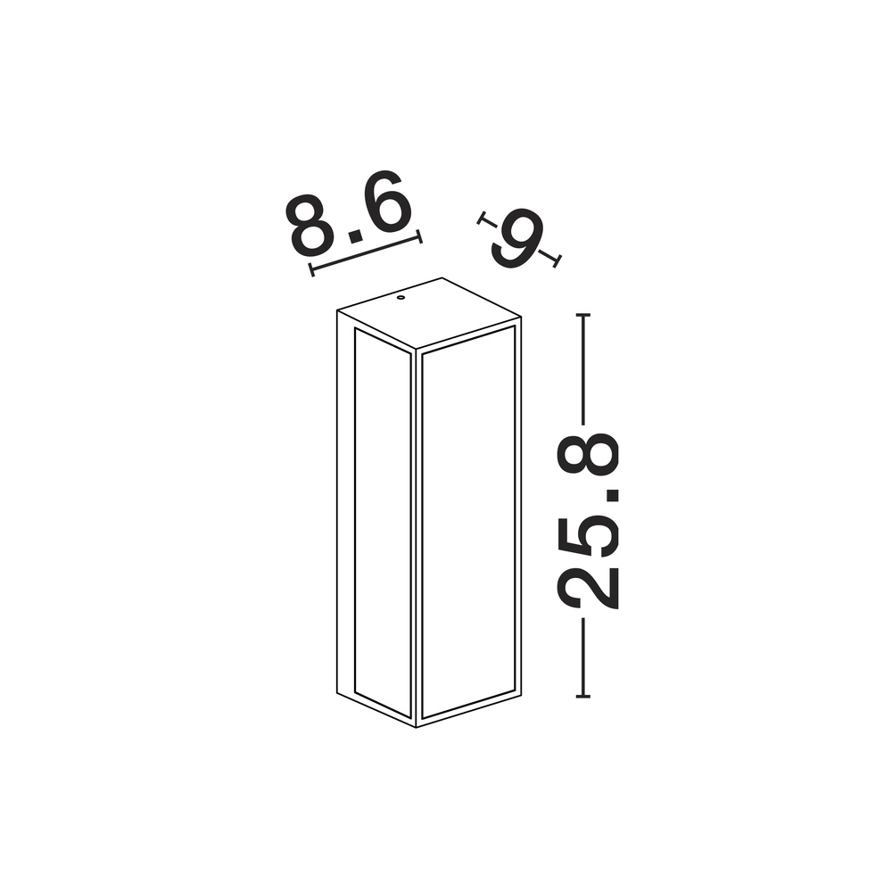 Wandlamp Astral antraciet Lyora 5212017449931