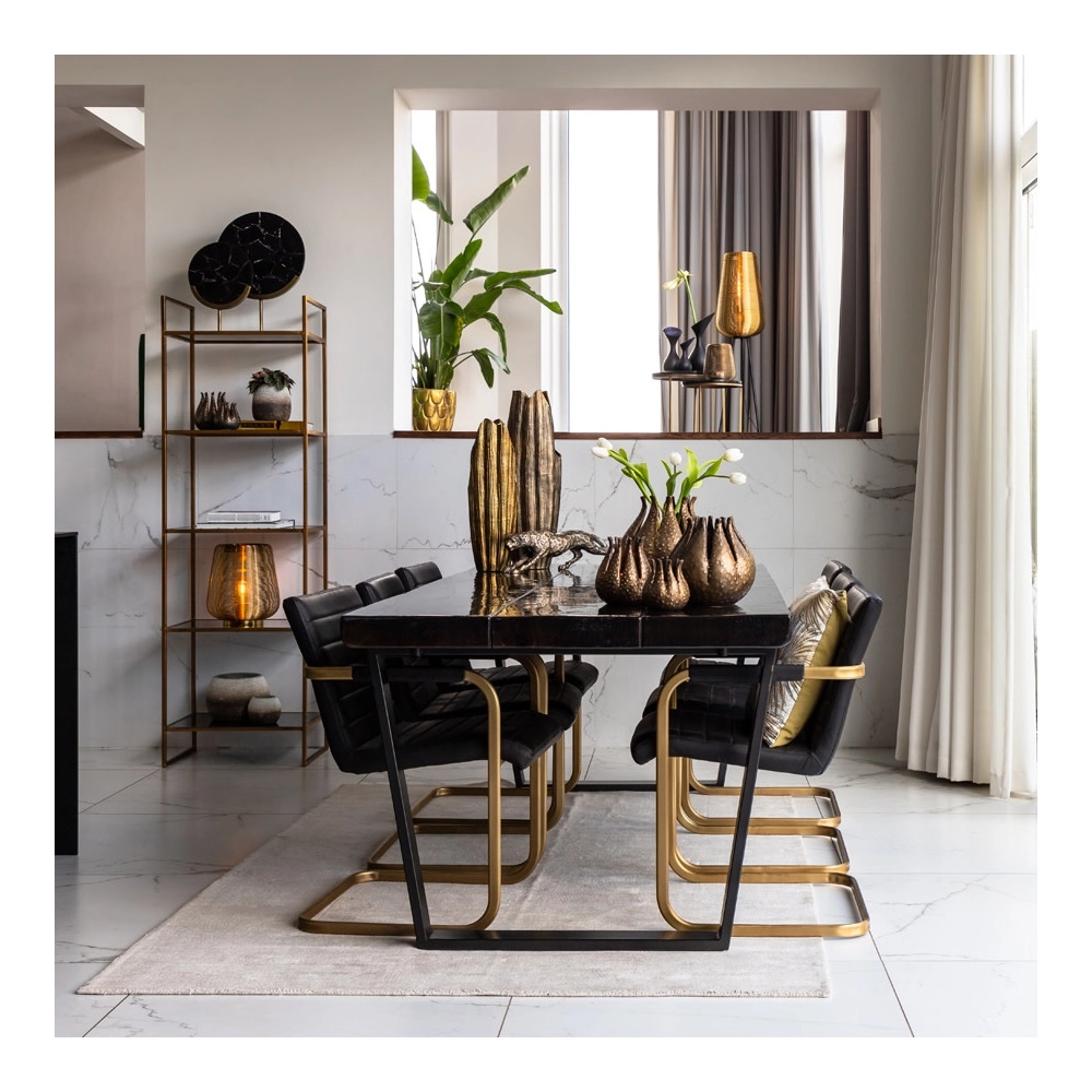 Tripod vloerlamp Adeta goud 147cm Light & Living 8717807601317