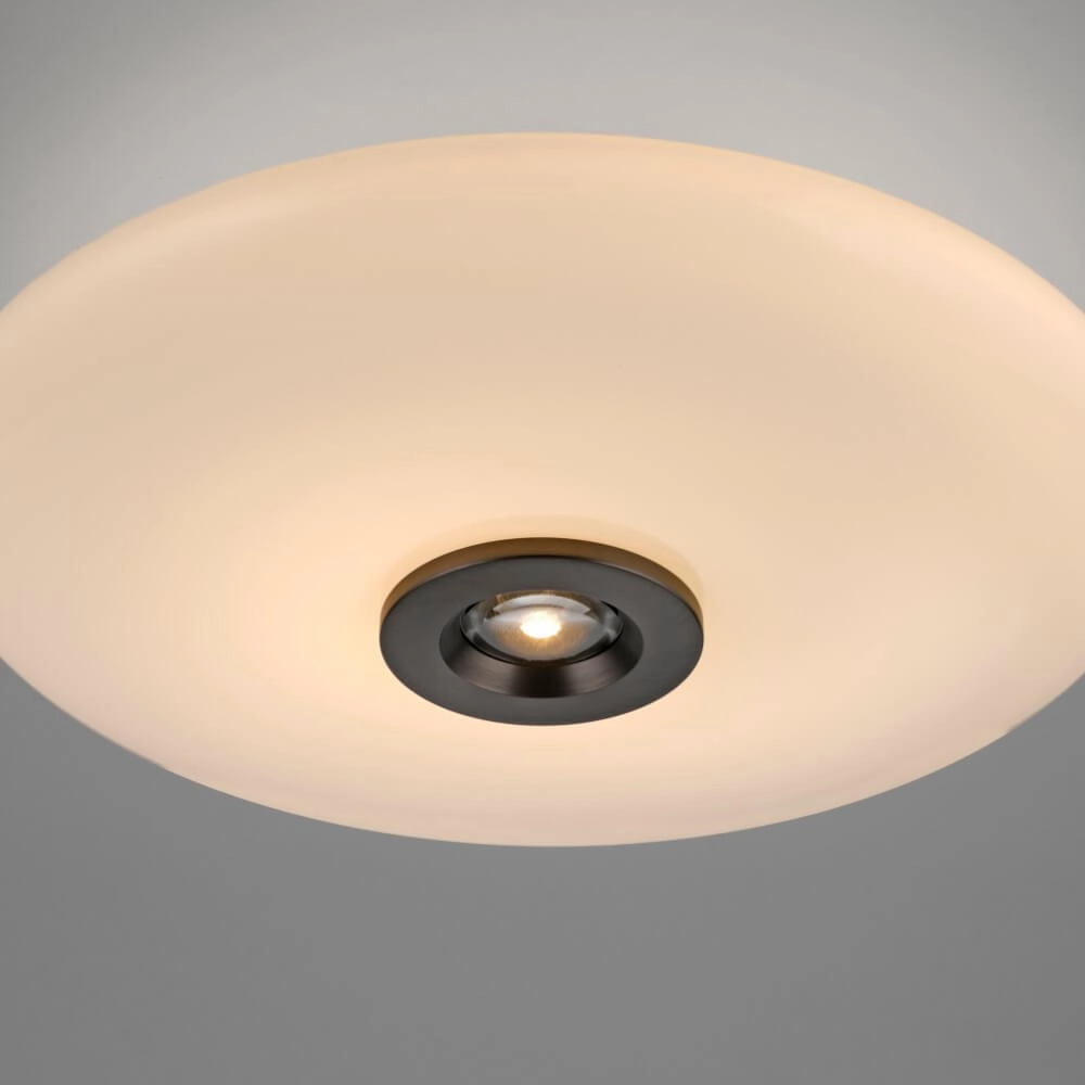 Design plafondlamp Pure Vitrum bruin Paul Neuhaus 4012248382653