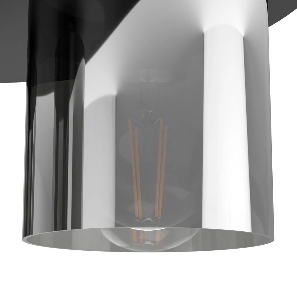 Plafondlamp Gorosiba 1 38x38cm - met smoke glas Eglo 9002759996321