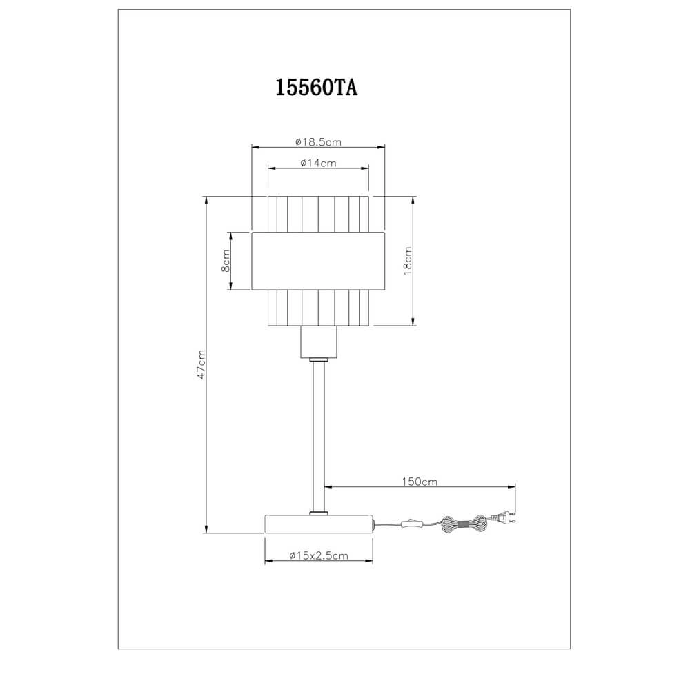 Tafellamp Milley brons Ø 18,5cm Globo 9007371474677