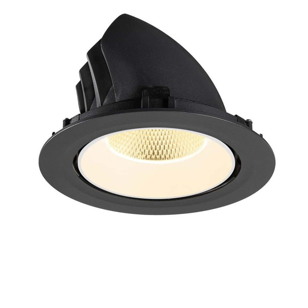 Inbouwspot Numinos Gimble XL zwart/wit 3000K - 20gr SLV 4024163308717