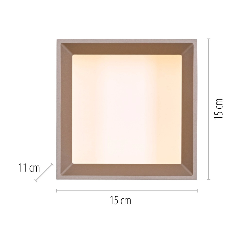 Led opbouwspot Pure Manhattan bronce Paul Neuhaus 4012248396858