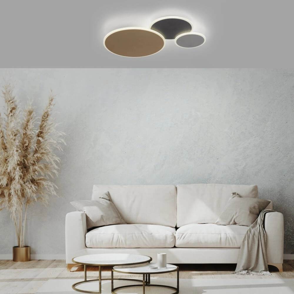 Design wandlamp Q-Piato 65cm Paul Neuhaus 4012248374511