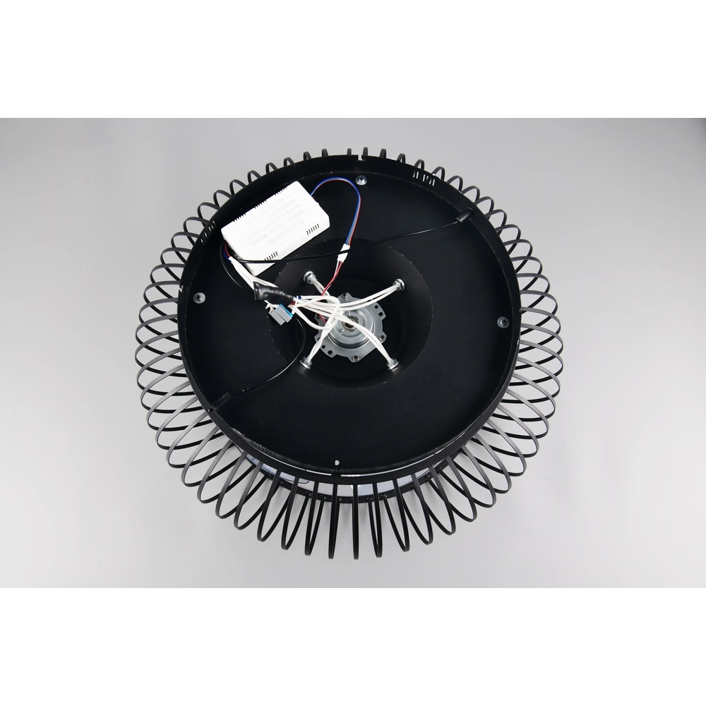 Zwarte ventilator Johanna Ø 61cm Trio 4017807688115